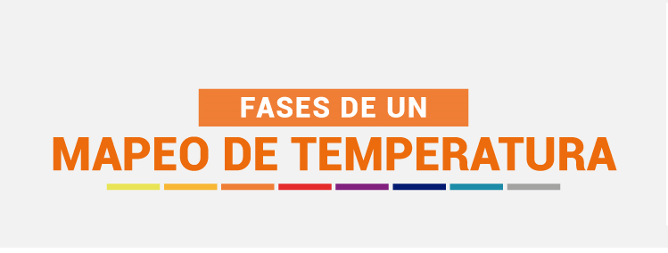 fases de un mapeo de temperatura